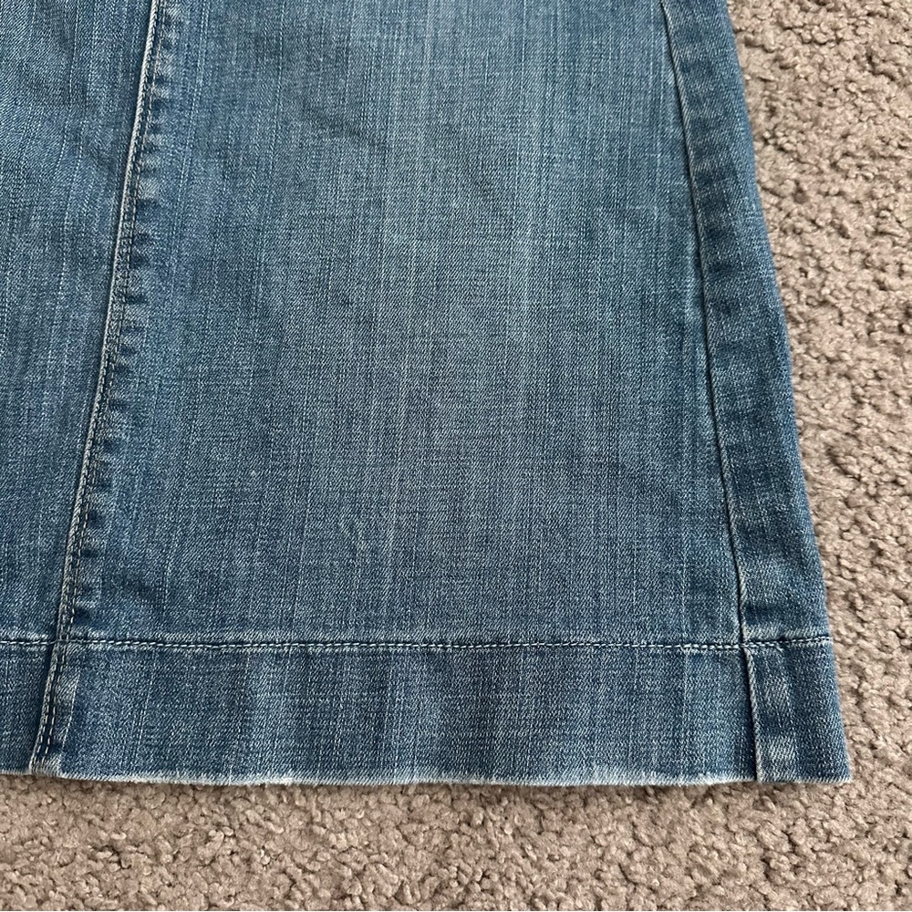 GAP Blue Denim A-Line Skirt - Picture 4 of 11
